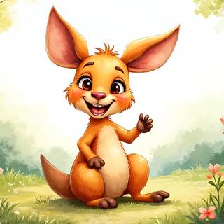 Cartoon Cangaroo