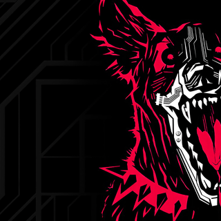 Dog (black, white, red)