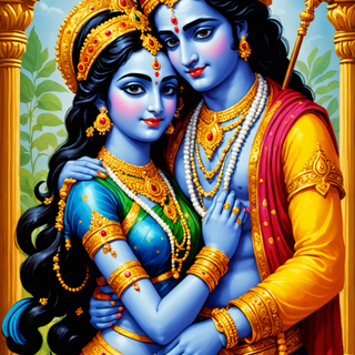 Lord Radha Krishna love 4K iphone Wallpaper 