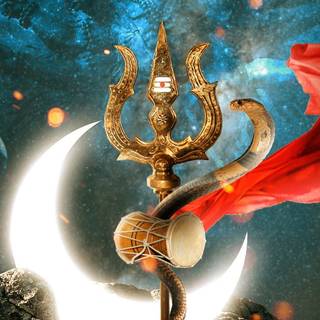 Mahadev Trishul iphone Wallpaper 