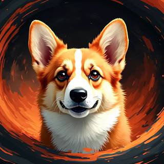 Painted Corgi