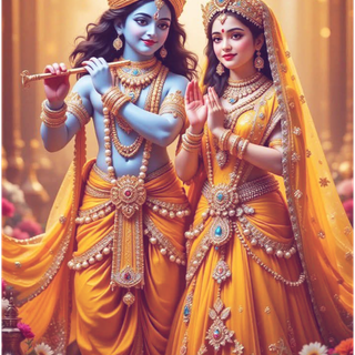 Beautiful Radha Krishna iphone Wallpaper 