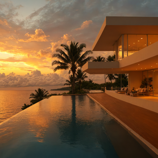 Luxury villa near the ocean