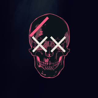 Xed Out Skull