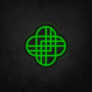 Huntrix logo green version