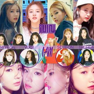 G- IDLE kpop group wallpaper pc