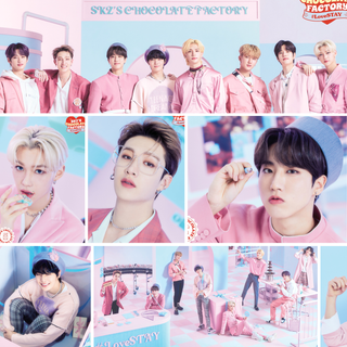 cute pink stray kids wallpaper