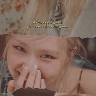 Rosé cute phone wallpaper#aptaptuhuhuh(tag:lafandeknyetdekpop