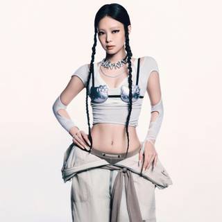 Jennie Like Jennie cute phone wallpaper#whowannarockwithjennie(tag:jennieblinkjump