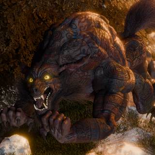 Welothius Octavinus (Wel) Lycanthrope/werewolf in winter