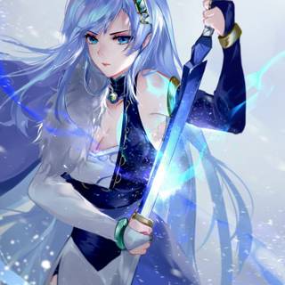 Some random anime girl.. I have in my phone??