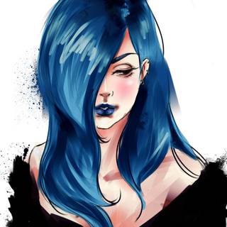 I think this is supposed to be a Demi Lovato drawing.. or something.