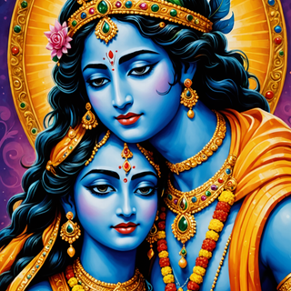 Radha Krishna Love iphone Wallpaper 