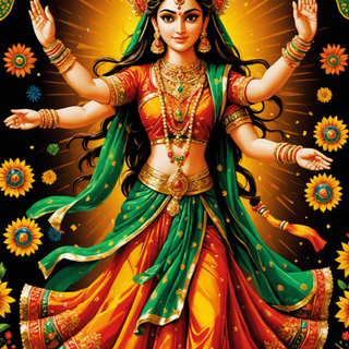 Devi Durga 4K iphone wallpaper