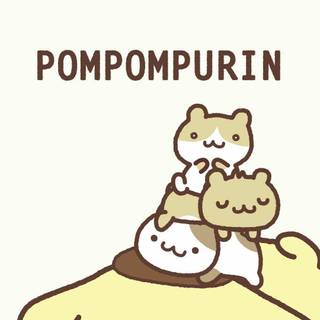 Pompompurin phone wallpaper