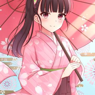 Kimetsu No Yaiba Kanao phone wallpaper