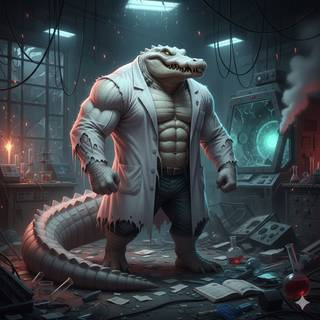 Dr. White Alligator