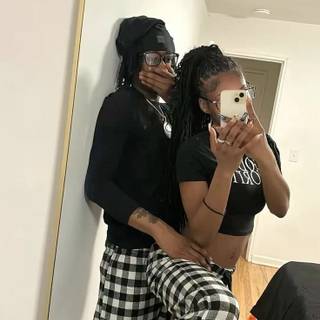 She said yessss ❤️ Me & Taye