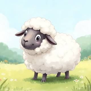 Cartoon Sheep