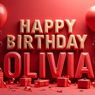 Olivia Happy Birthday