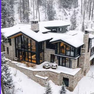 Christmas Cabin in the Woods