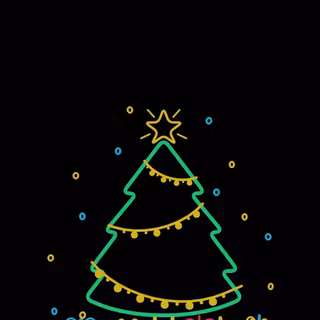 Oled Christmas tree