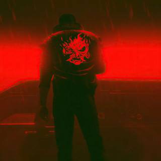 red cyberpunk