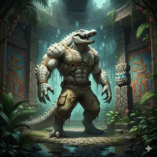 Curse of the Powerful White Crocodile God