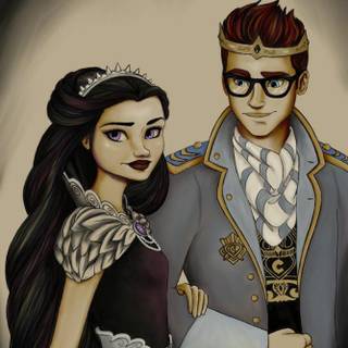 The couple.. #RavenxDexter who are both from Ever After High.
