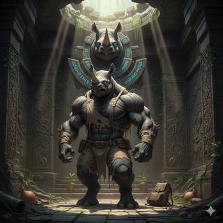 Curse of the Powerful Black Rhino God