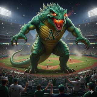 Oakland Athletics Kaiju