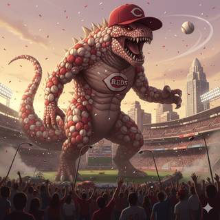 Cincinnati Reds Kaiju