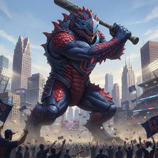 Cleveland Guardians Kaiju
