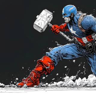  Captain America Desktop 