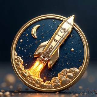 Coin With A Rocket