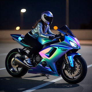 My twin (bsf), Iris on my H2R <3. 