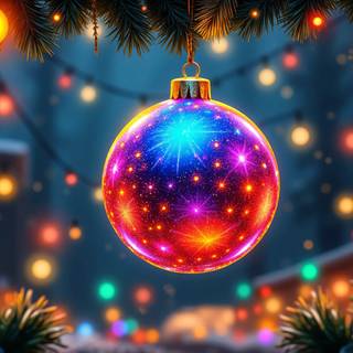 Colorful Xmas Ball