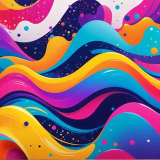 Colorful Abstract Waves