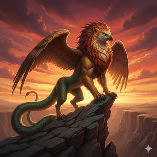 Snake + Lion + Eagle