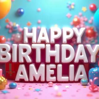 Amelia Happy Birthday