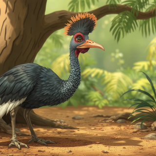 Cartoon Cassowary