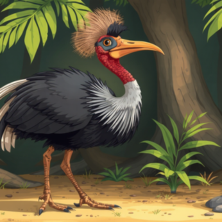 Cartoon Cassowary