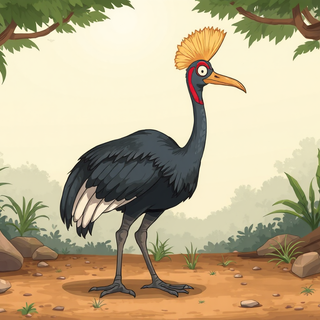 Cartoon Cassowary