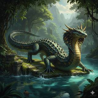 King Cobra + Crocodile