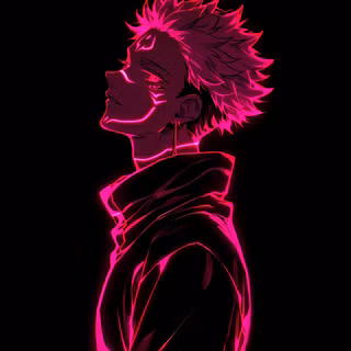 ryomen sukuna NEON  Edition wallpaper