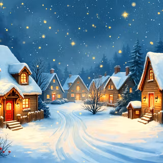 Classic Christmas Village