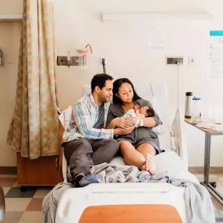 me and baby Marla and mom and taye and Lexi 