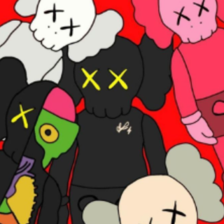  #Kaws  #Takashi Murakami