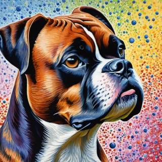 Sweet Boxer Dog