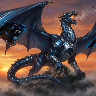Carolina Panthers Dragon 